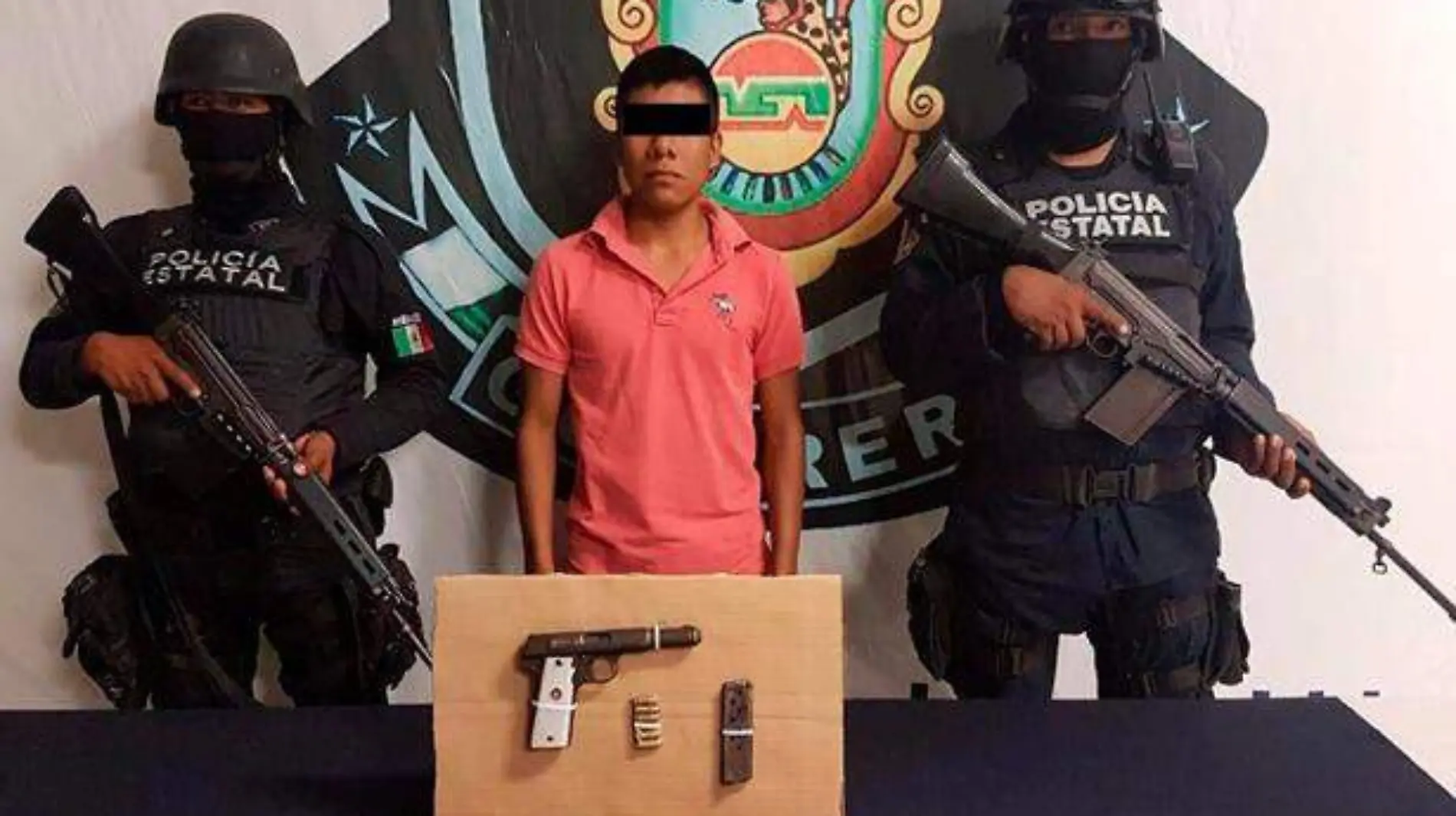 costa chica detenido por portar armas de fuego